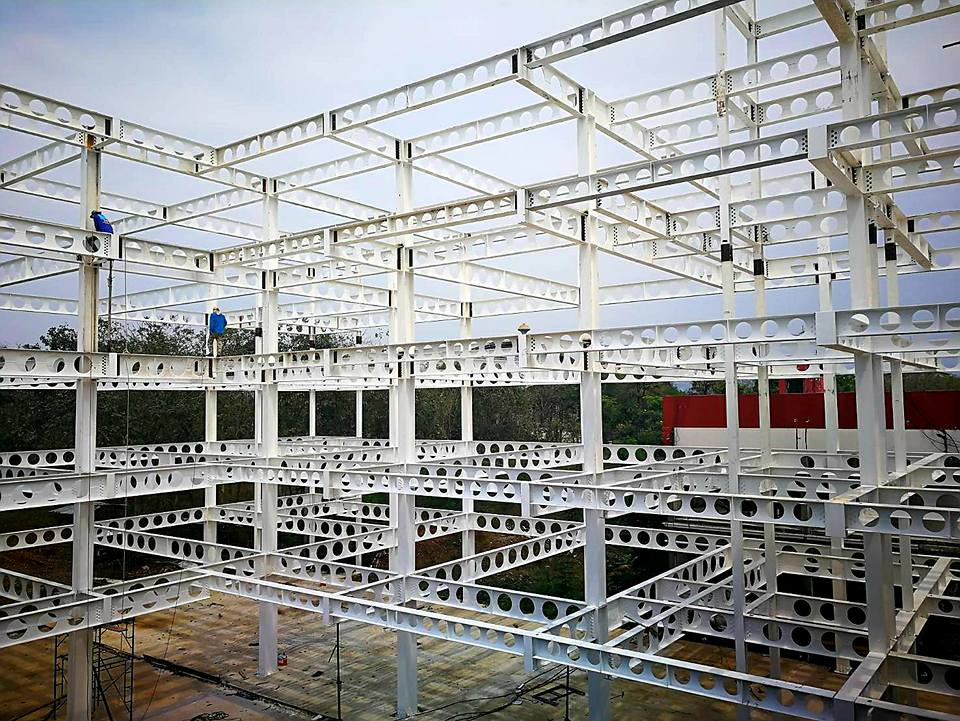 งานโครงสร้างเหล็ก เซลลูลาร์ บีม