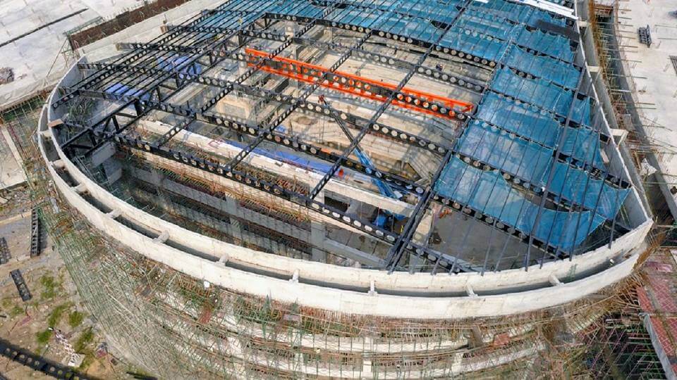 รับติดตั้งโครงสร้างเหล็กหลังคาขนาดใหญ่ เซลลูลาร์บีม(cellular beam)