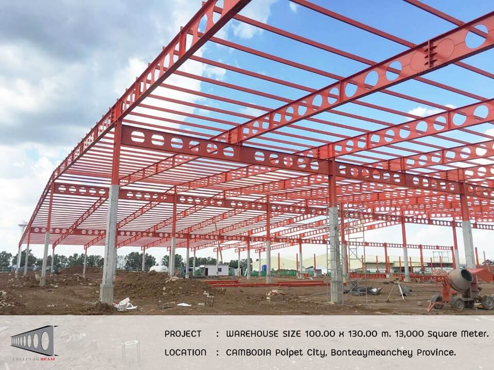 โครงสร้างเหล็กเซลลูล่าร์บีม